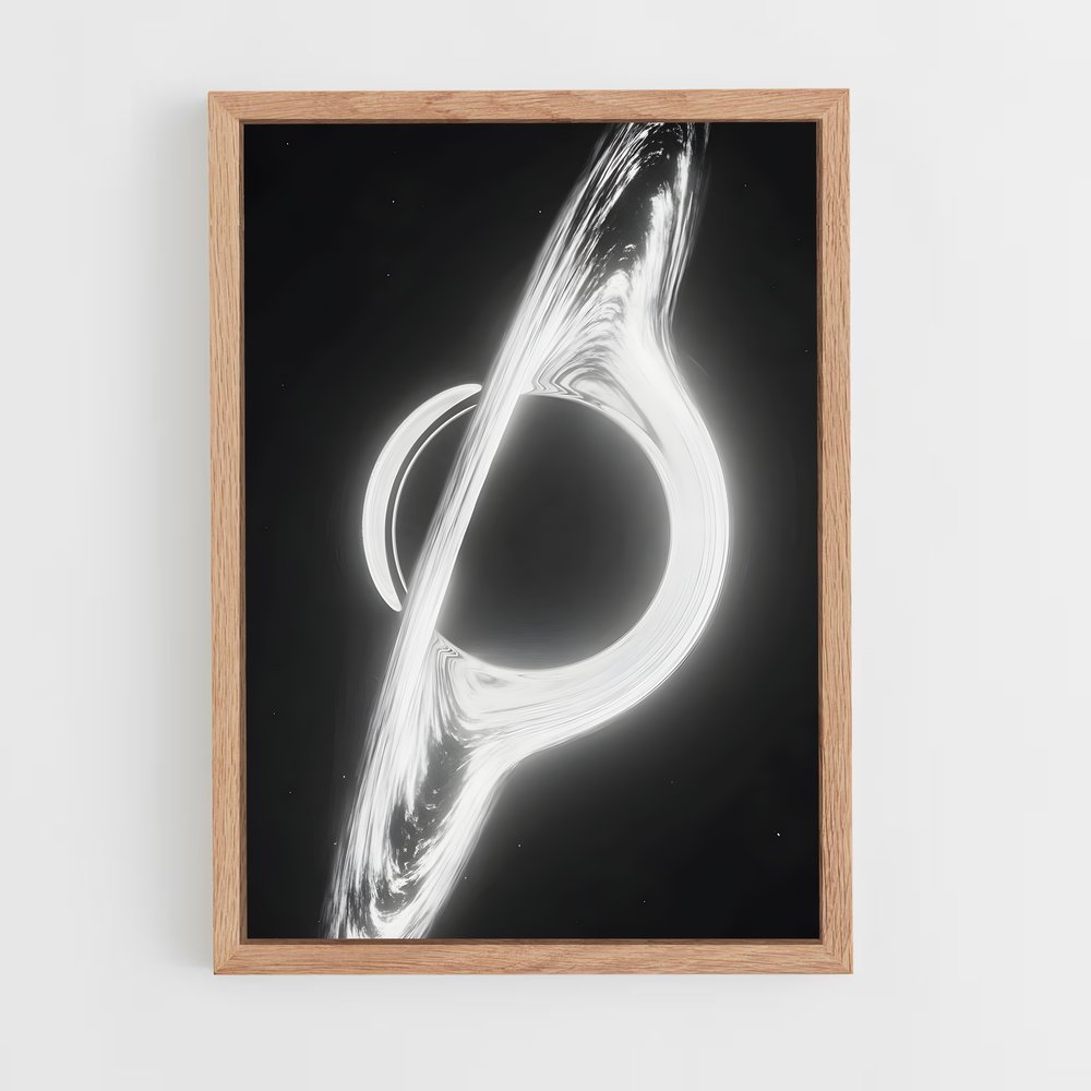 Poster Spirale Sombre – affiche Trou Noir (vue 4)